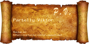 Partelly Viktor névjegykártya